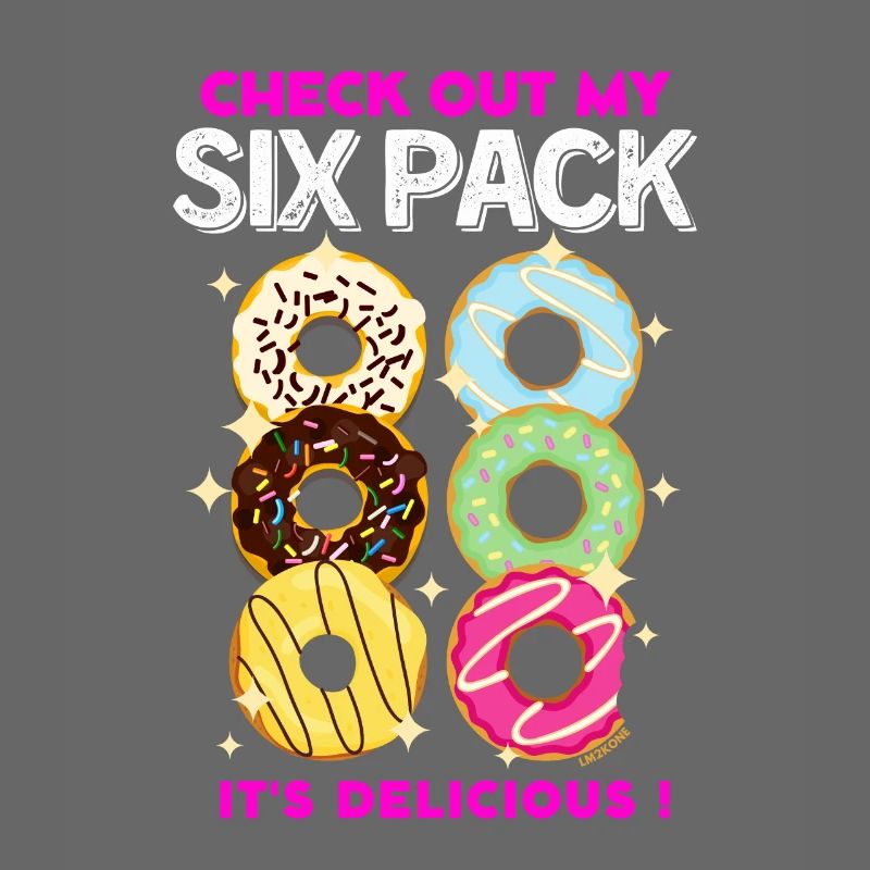 Regarde mon pack de six ! - Donuts