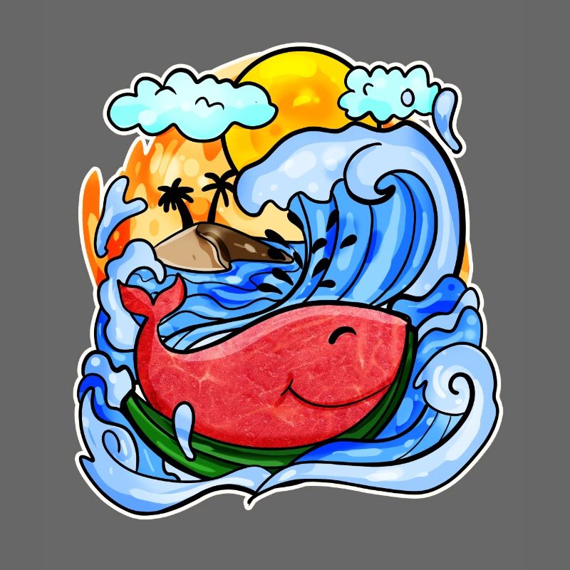 Baleine pastèque