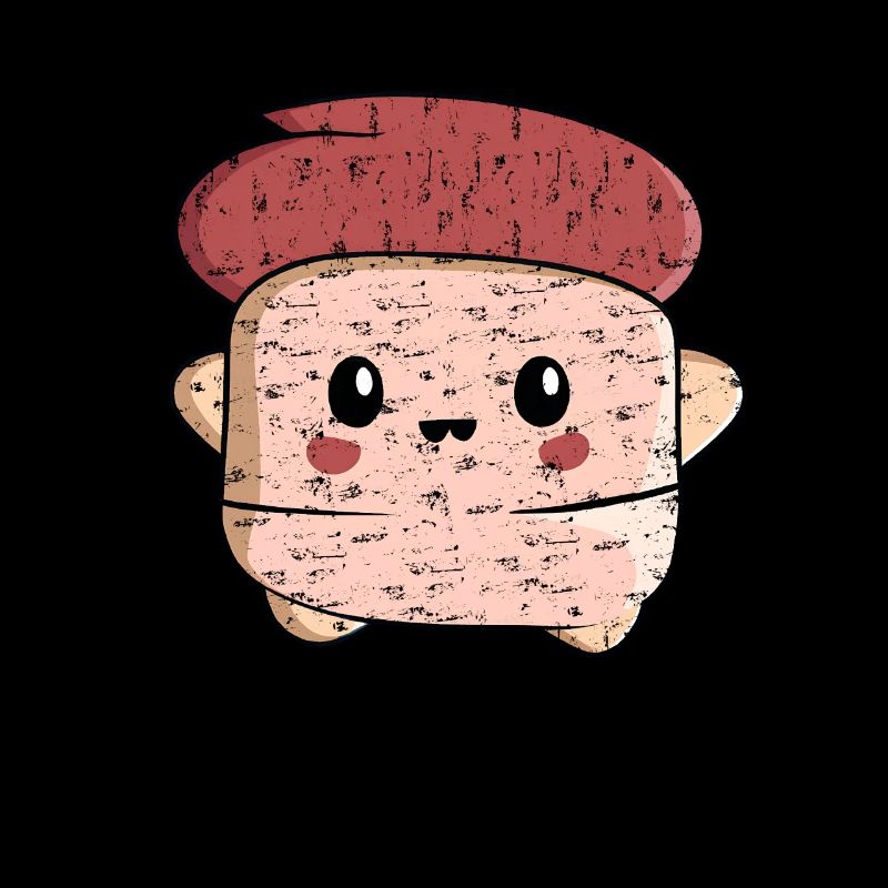 Kawaii Thumb Man with Red Hair Design