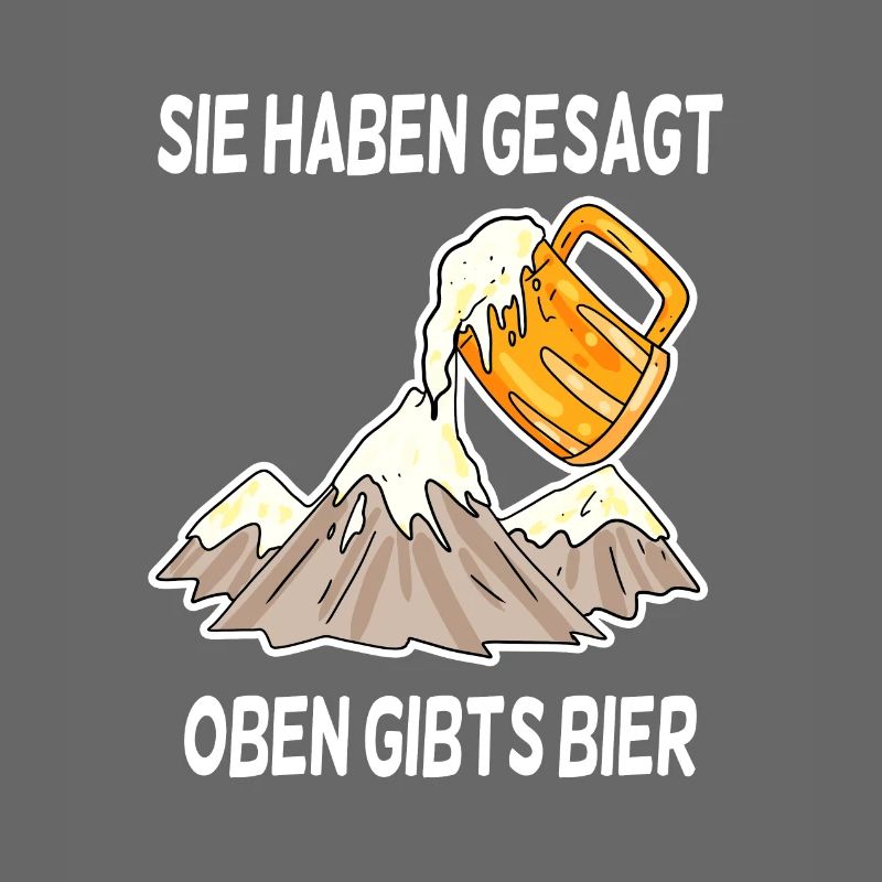 Bier Berg Berge Spruch