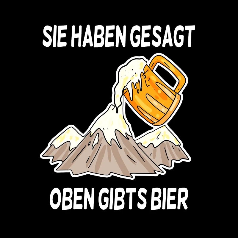 Bier Berg Berge Spruch