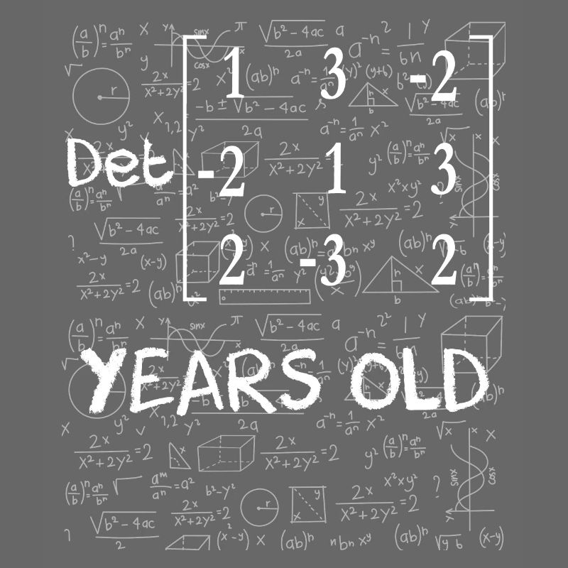 33rd birthday 33 years matrix determinant