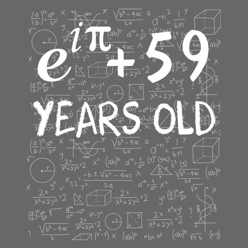 58th Birthday 58 Years Euler Identity Math Gift