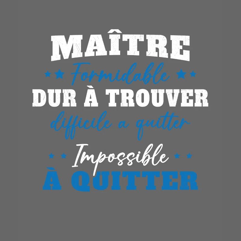 Maître formidable idée cadeau maître d'école