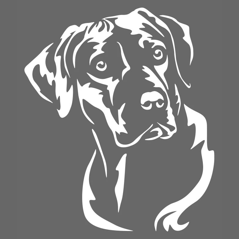 Rhodesian Ridgeback Head « Black Edition »