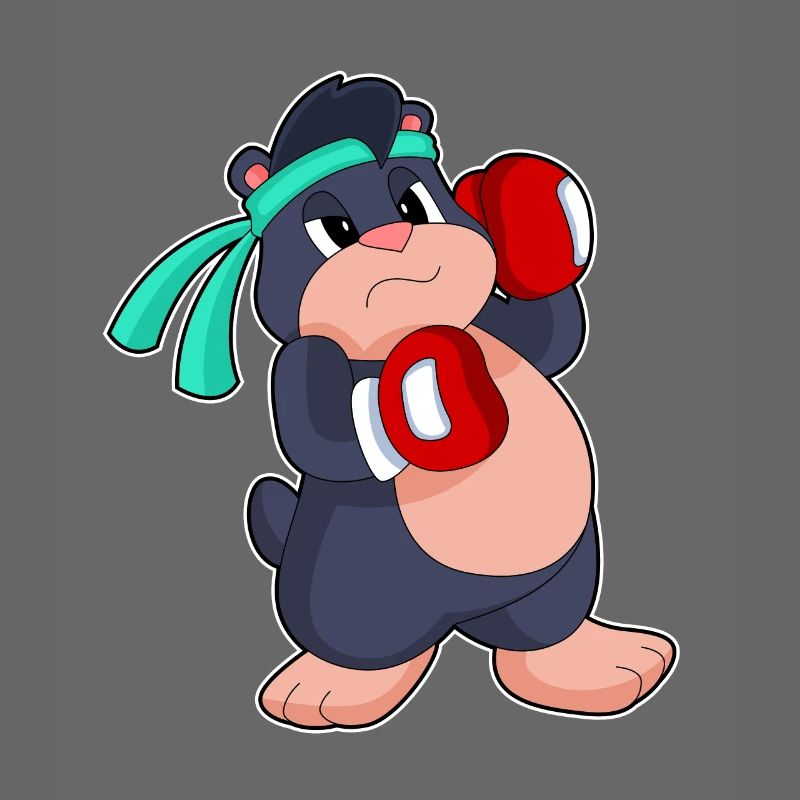 Boxeur Mole Boxer Gants de boxe Boxe Boxe