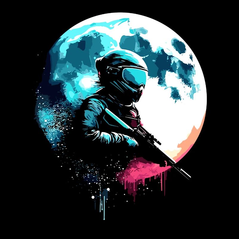 Paintball Sniper au clair de lune