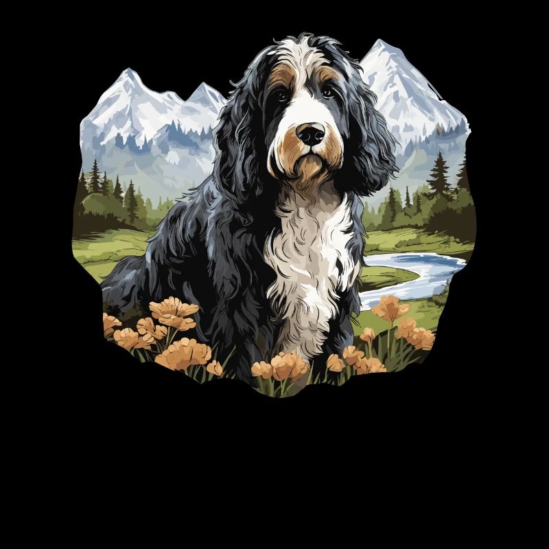 Hund Bernedoodle