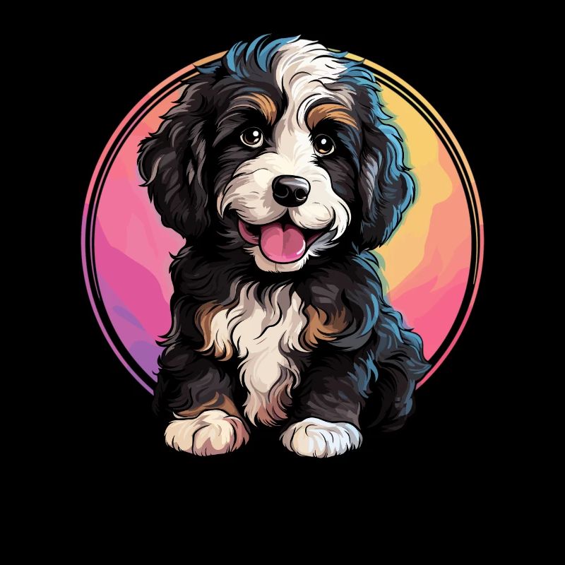 Hund Bernedoodle
