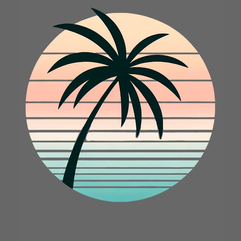Synthwave Palme