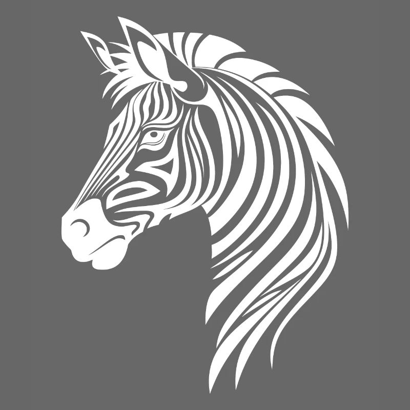 Zebra Elegant with Safari Stripe Pattern