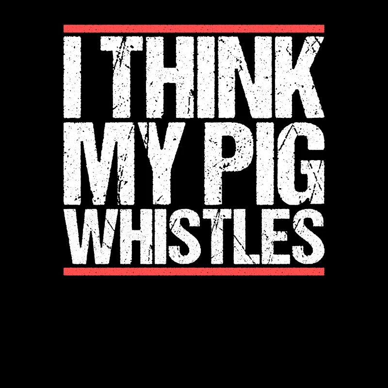 Je pense que mon cochon siffle Denglish