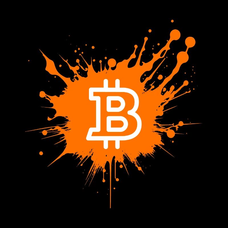 Bitcoin Crypto Cryptocurrency Splash