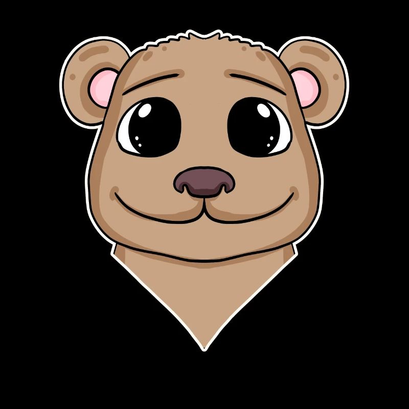 Tête d’animal d’ours Tête d’animal