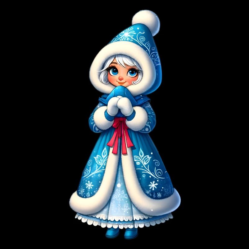 Ded Moroz Snegurotschka russischer Weihnachtsmann