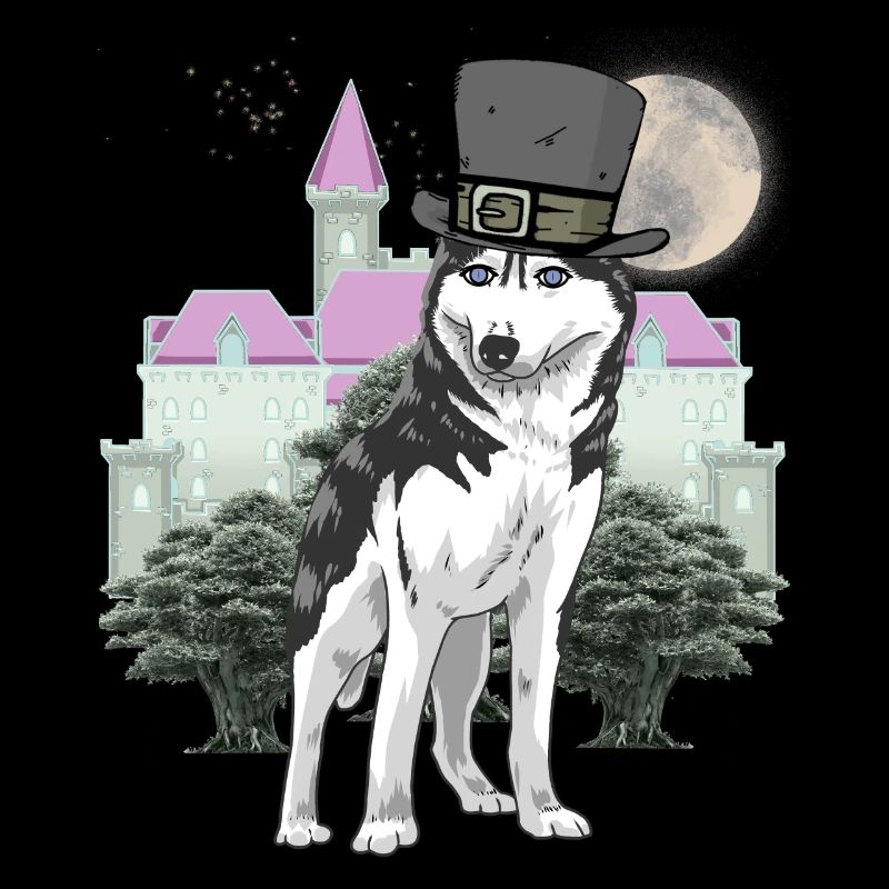 Wolf Fantasy Wölfe Märchenfigur Märchen Schloss