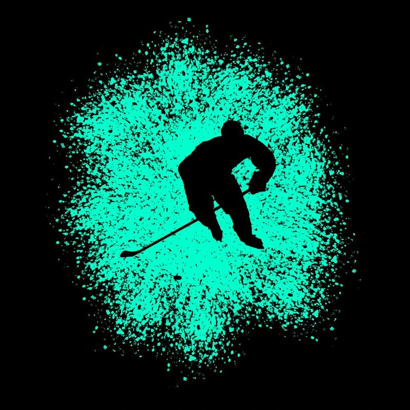 Eishockey – Spieler auf dem Eis