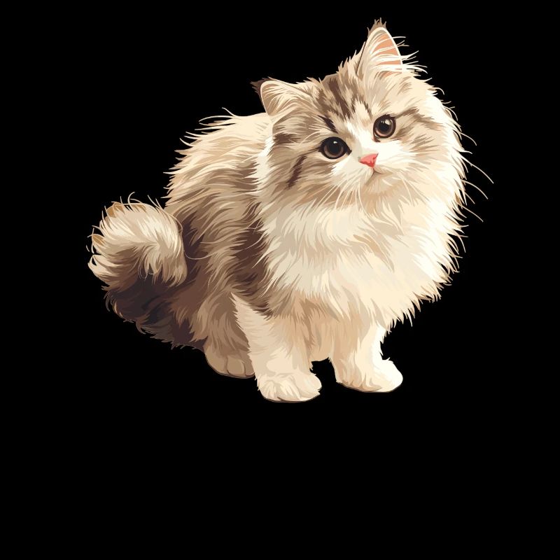 Ragamuffin Kätzchen Ragamuffin Katze
