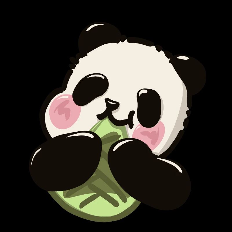 Süßer Panda – Bambus Snack