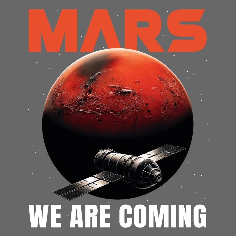 Mars Mission Red Planet Spaceship Space