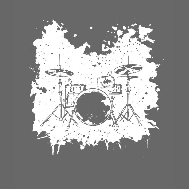 Drumkit Zeichnung