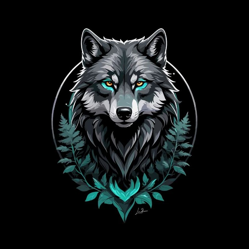 Loup arctique forestier