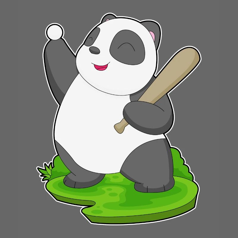 Panda Baseball Batte de baseball