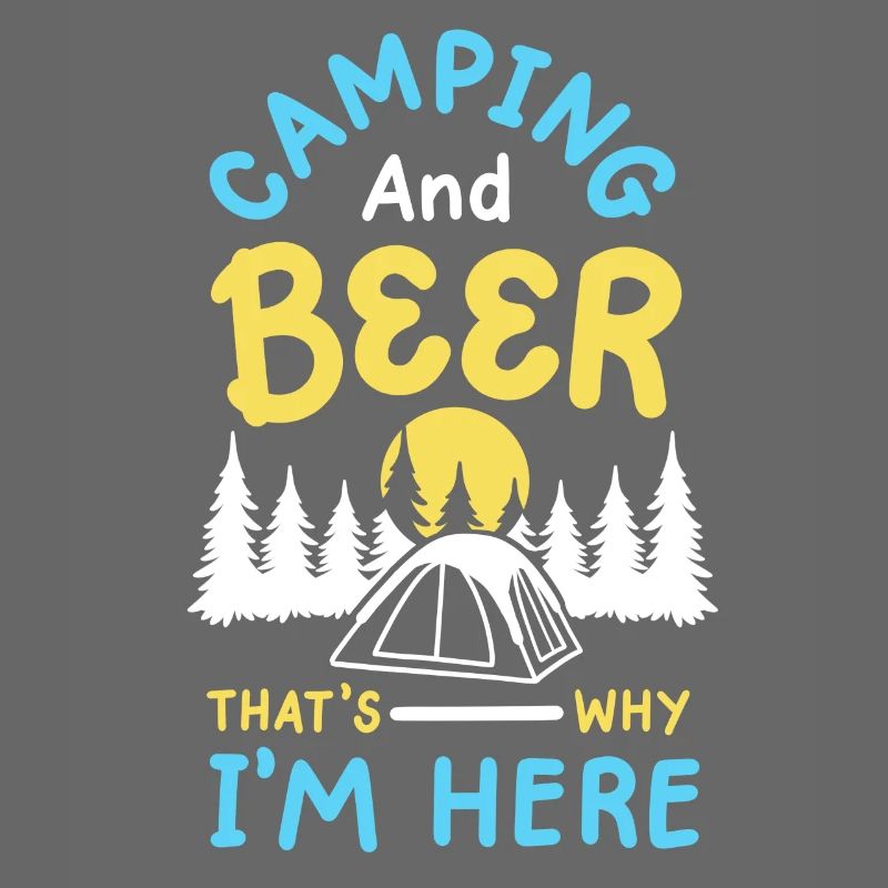 Camping und Bier Camper