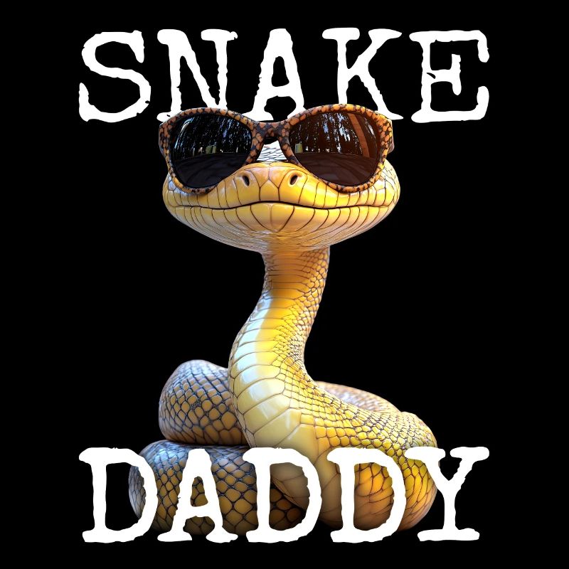 Snake Daddy Papa Schlange Vatertag Schlangen Dad