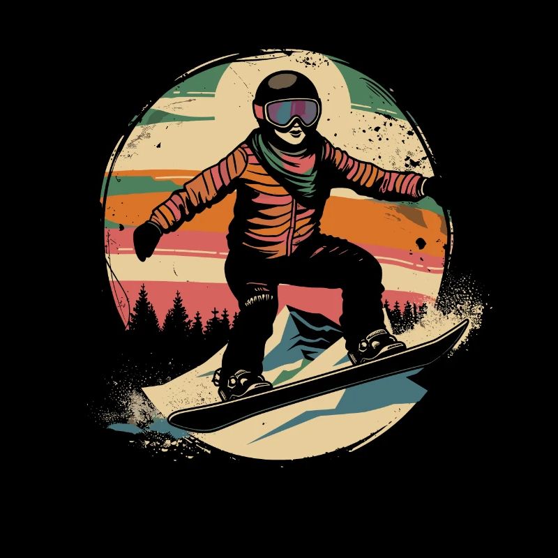 Snowboarder Illustration