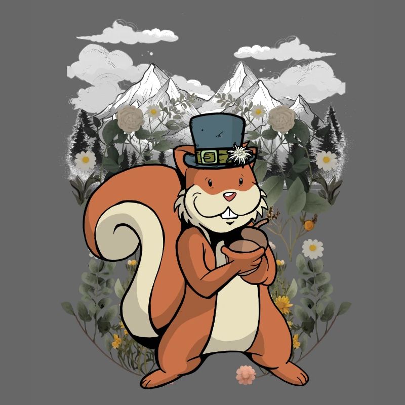 Tyrolean Squirrel Squirrel Children Child Mountains