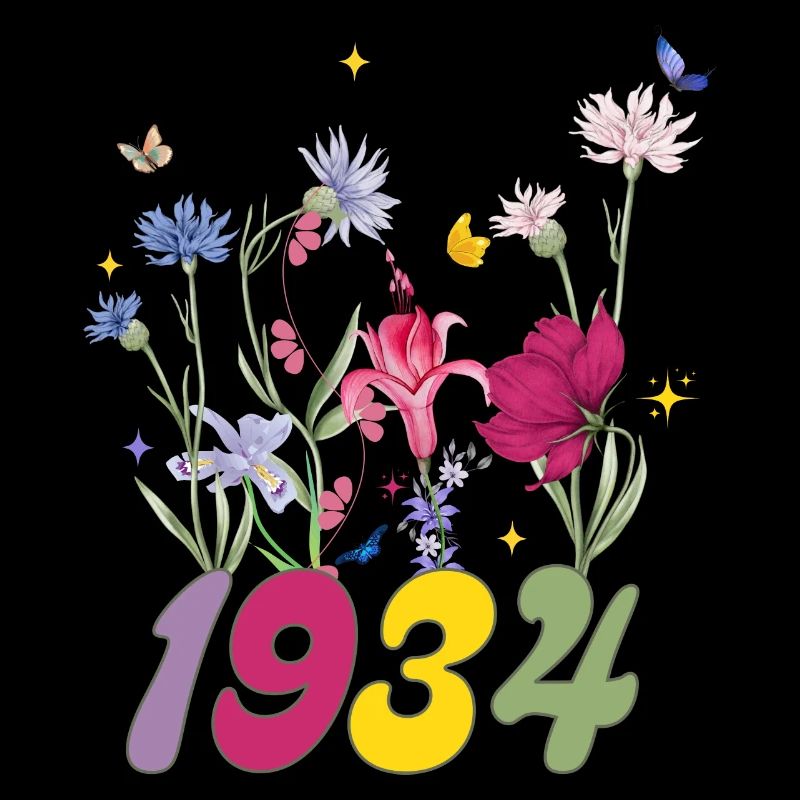 Année de naissance 1934 fleurs sauvages