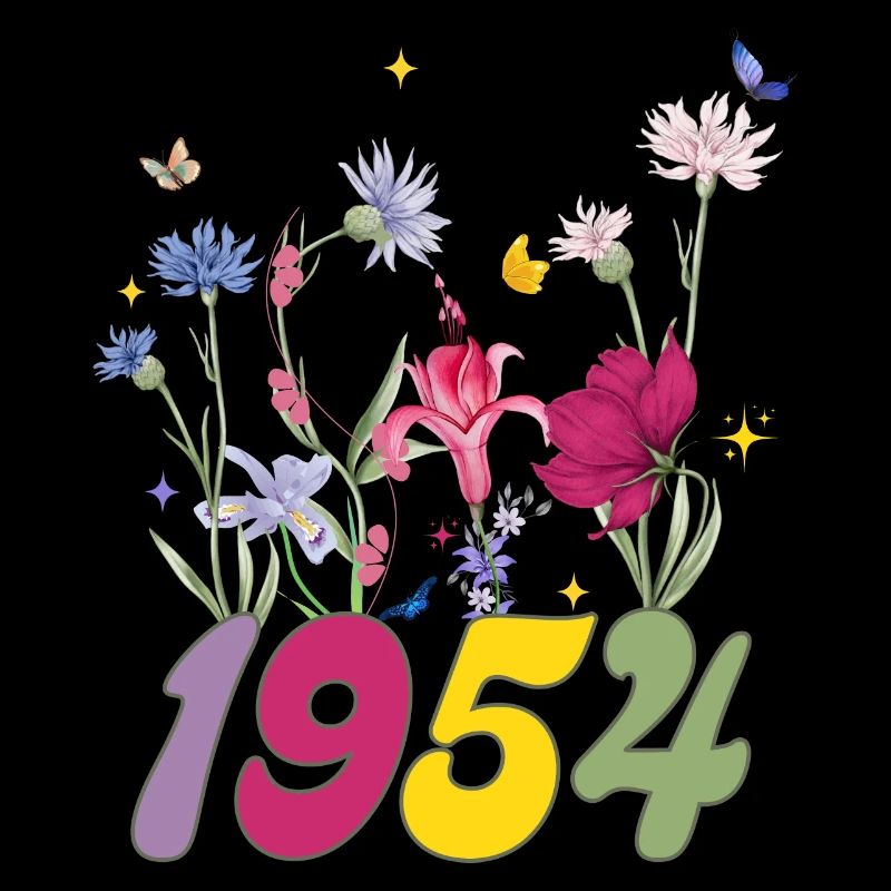 Année de naissance 1954 fleurs sauvages