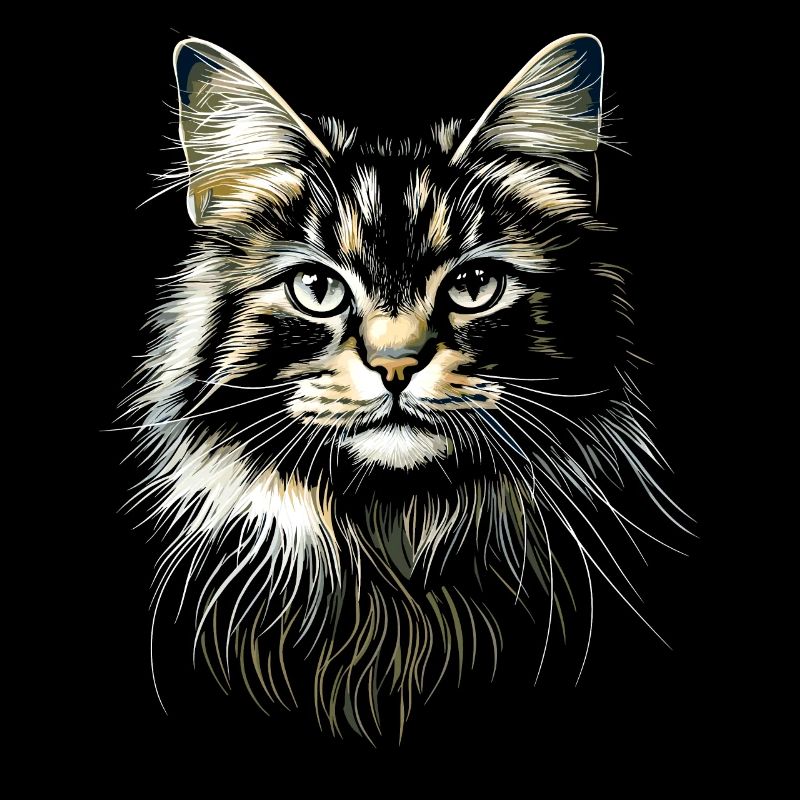 Chat de la forêt norvégienne Chat des forêts norvégiennes