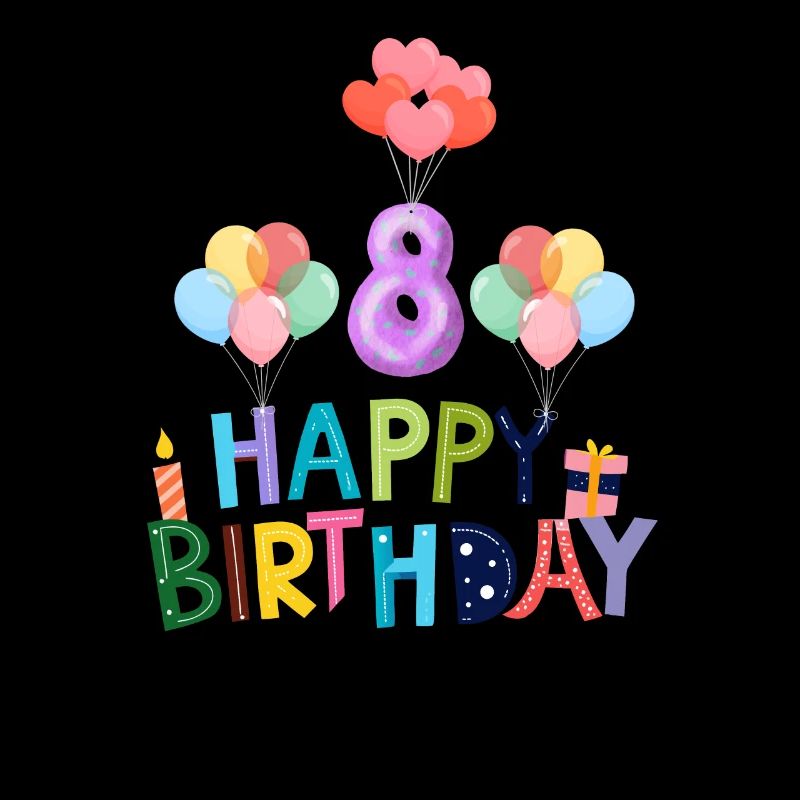 Joyeux anniversaire 8e anniversaire
