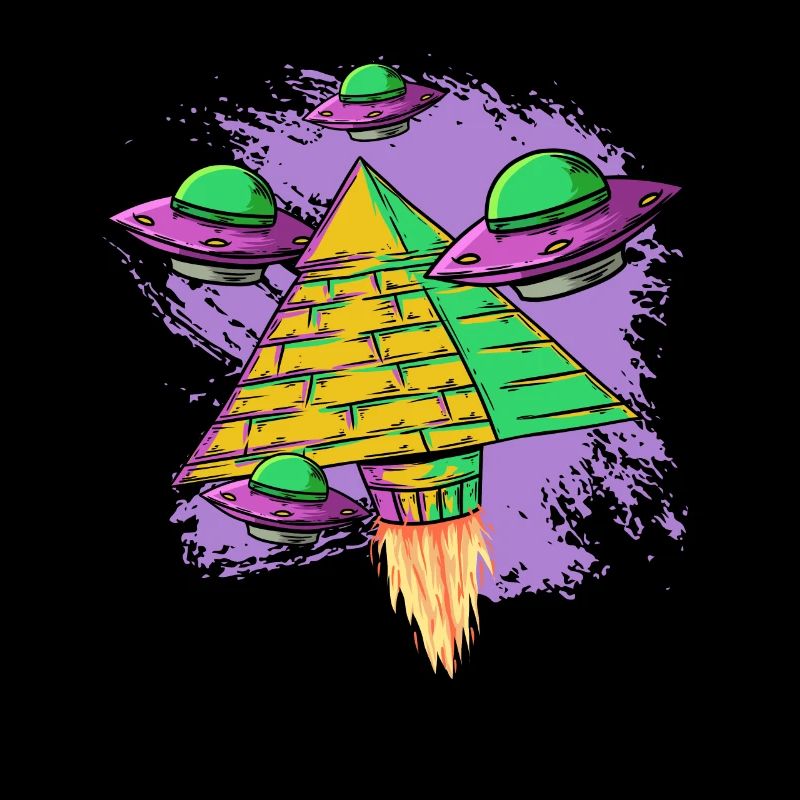 UFO Pyramid Egyptian Mythology