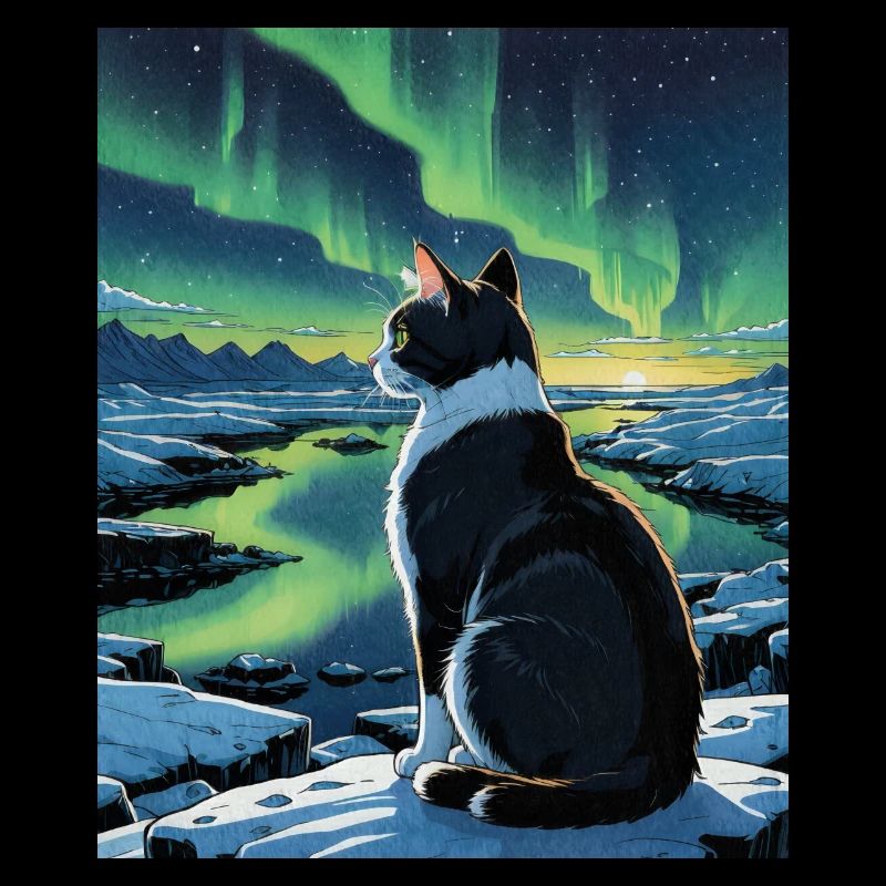 Aurora Feline Watcher