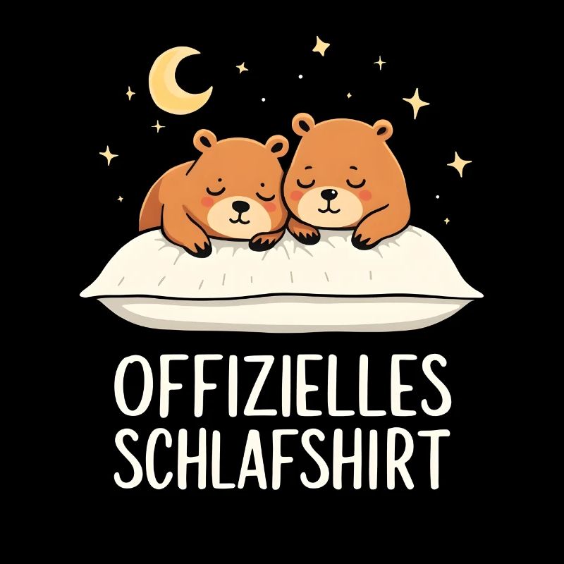 Offizielles Schlafshirt Capybaras Capybara Paar