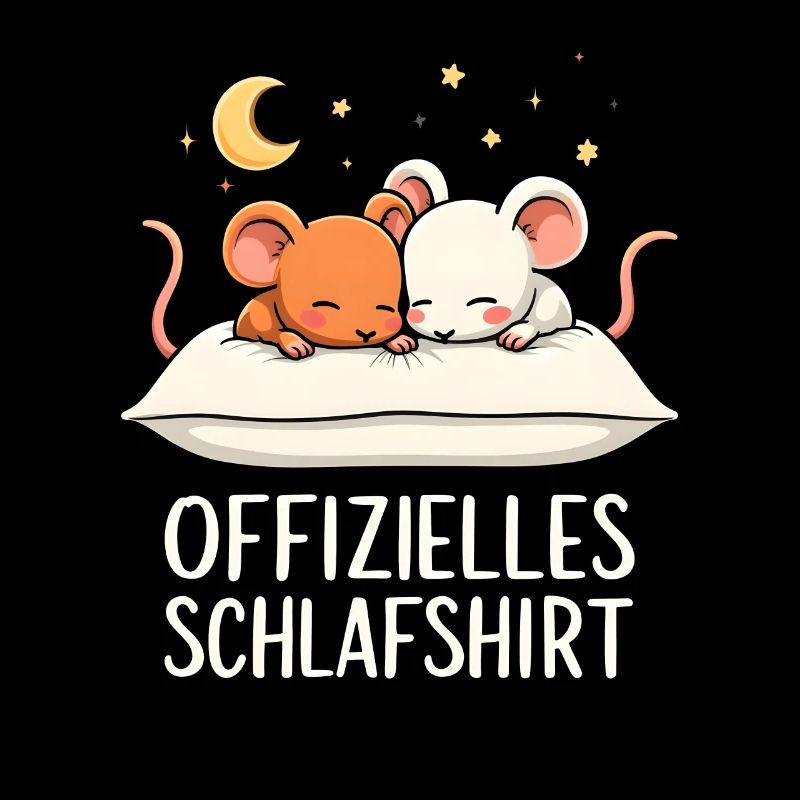 Offizielles Schlafshirt Mäuse Maus Paar
