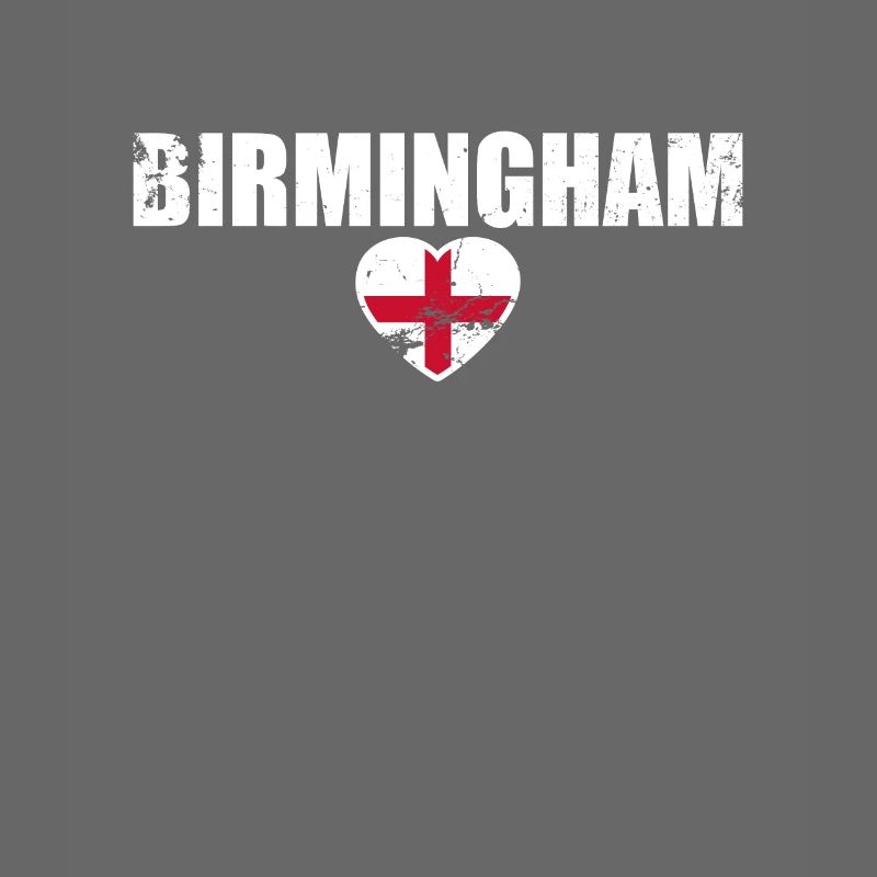 Birmingham, Angleterre, Vintage Drapeau Anglais