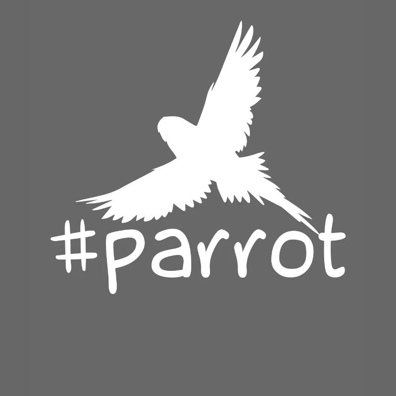 Funny Parrot Hashtag
