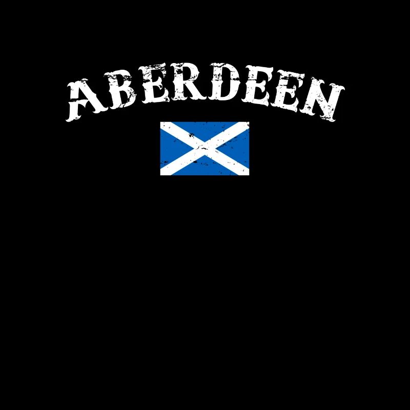 Aberdeen Écosse Vintage Drapeau de l’Écosse