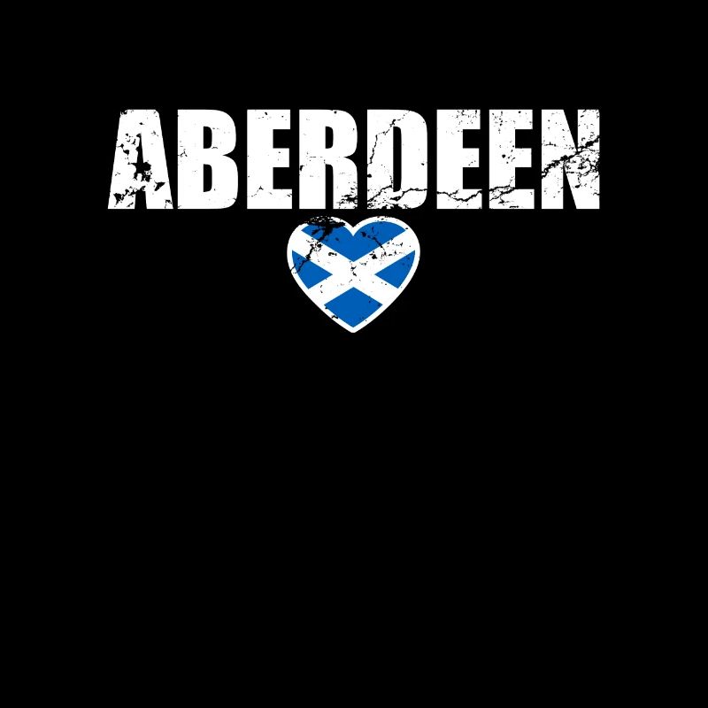 Aberdeen Écosse Vintage Drapeau de l’Écosse