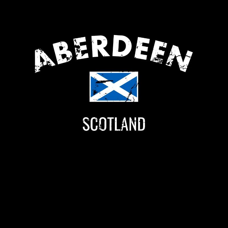 Aberdeen Écosse Vintage Drapeau de l’Écosse