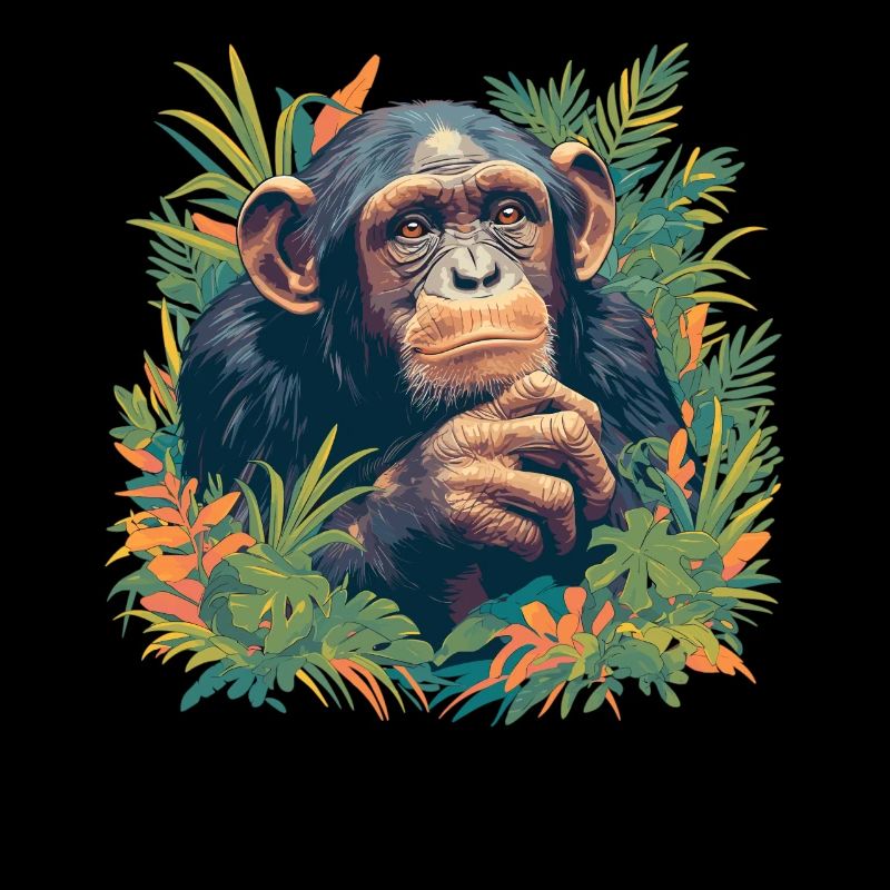 Chimpanzee Schimpansen Schimpanse