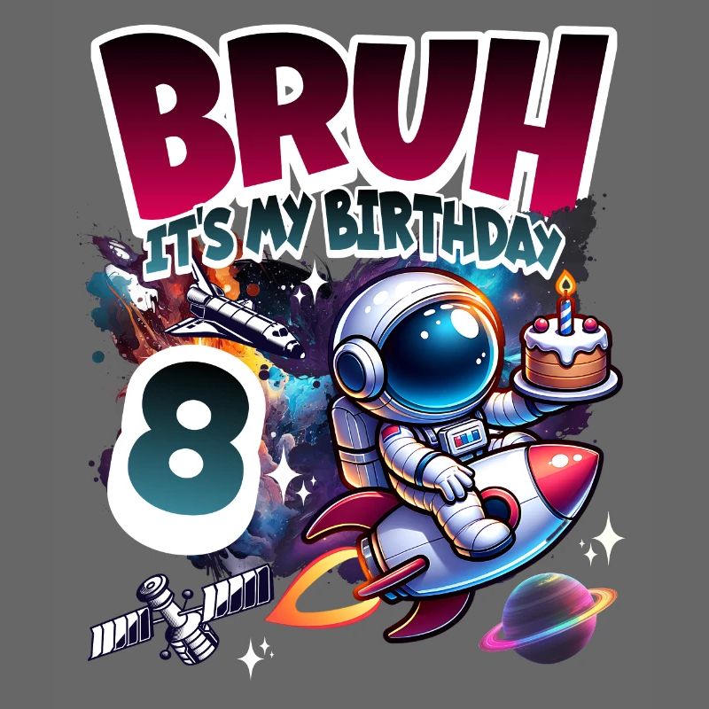 Astronaute 8e anniversaire Espace