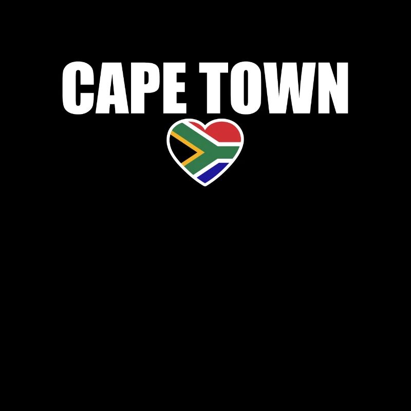 Cape Town Afrique du Sud Drapeau Afrique du Sud