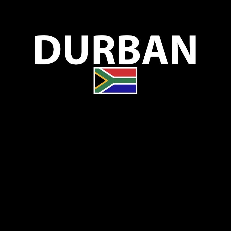 Durban Afrique du Sud Drapeau sud-africain