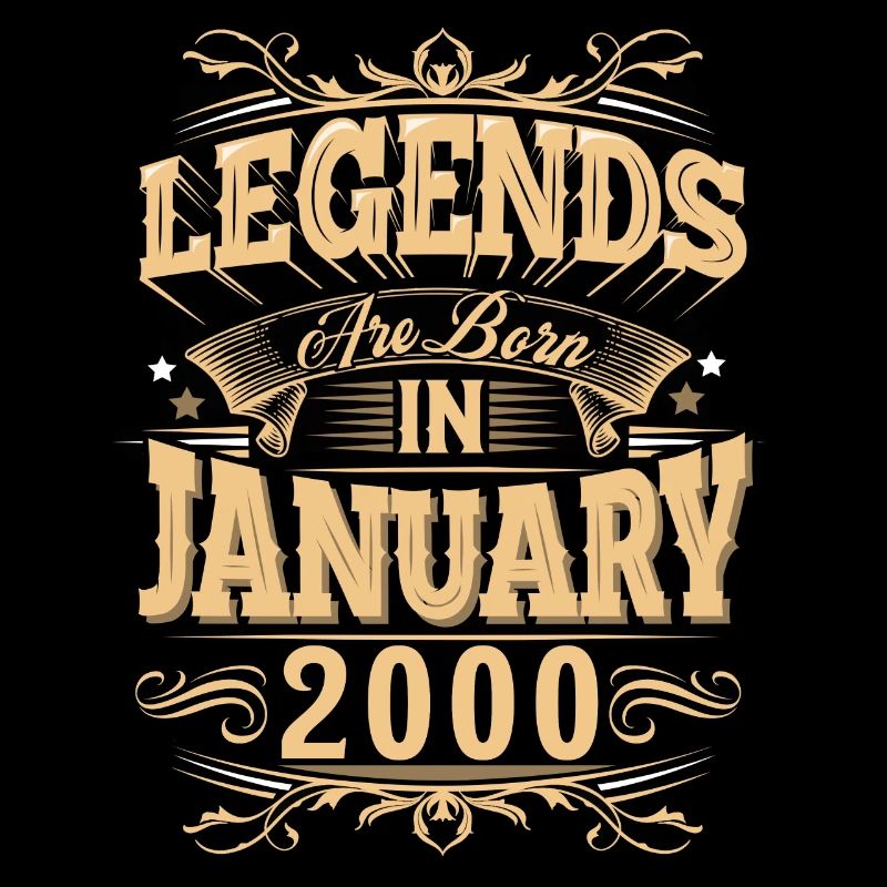 Légende de l’anniversaire de janvier 2000