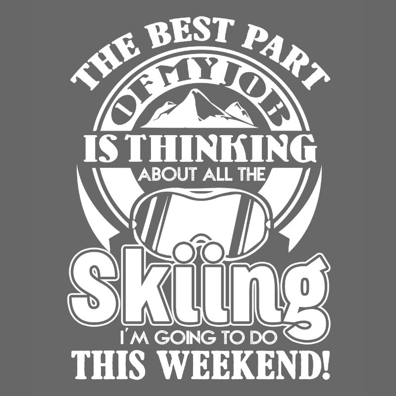 Skiing Thinking About All The Skiing